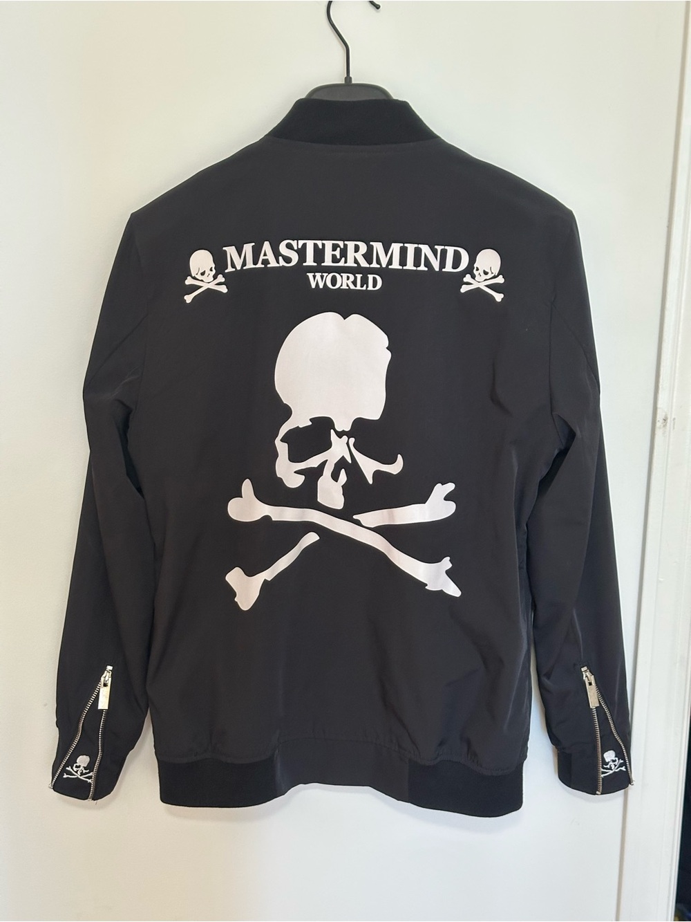 Black Skull Bomber Jacket